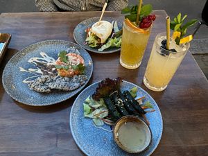 Would definitely recommend all of this. Their tapas is my personal favourite. at Vegang in Berlin