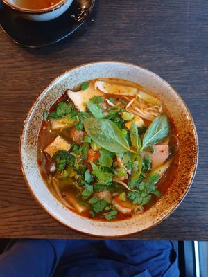 Main dish at Vegang in Berlin