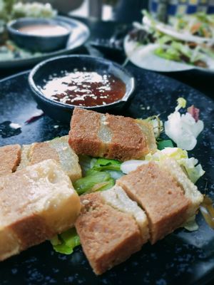 meaty & smoky pork belly thingies at Vegang in Berlin