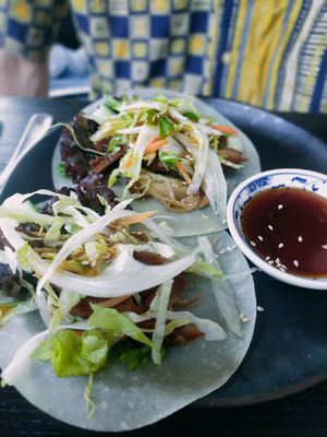 crispy duck  at Vegang in Berlin