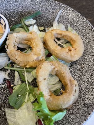 Vegan calamari   at Vegang in Berlin