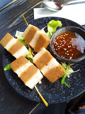 "pork belly" skewer at Vegang in Berlin