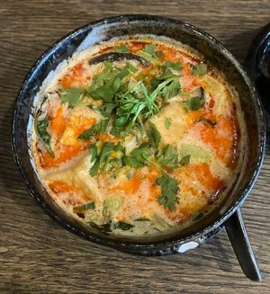 Vegan coco soup   at Vegang in Berlin