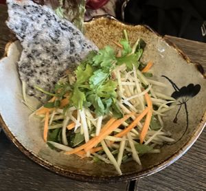 Papaya salad  at Vegang in Berlin