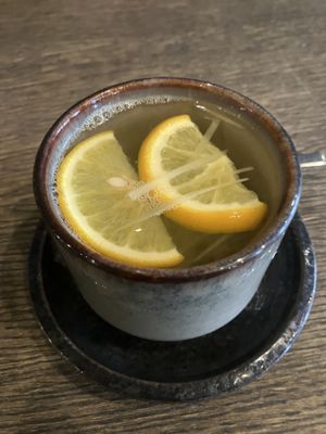 Ingwer and orange tea   at Vegang in Berlin