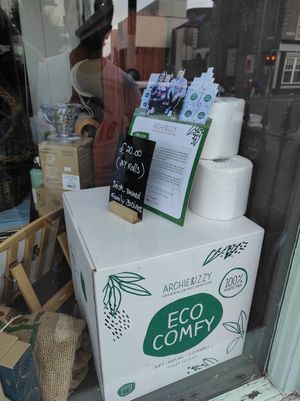 Toilet paper at The Little Green Grocer in Kilkenny