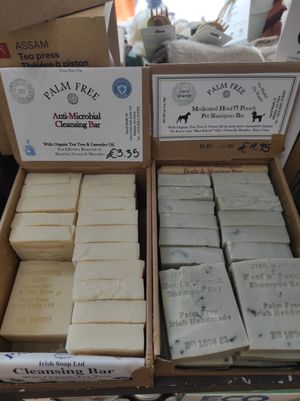 Soaps for animals at The Little Green Grocer in Kilkenny
