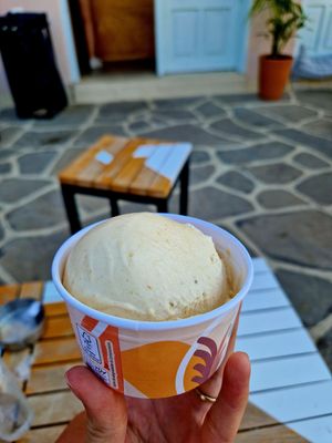 Very lovely ice cream in Nikiti. One of the very few places that sells vegan ice cream. The ladies serving there were very nice and helpful. at Gelateria Ksilaki in Nikitas
