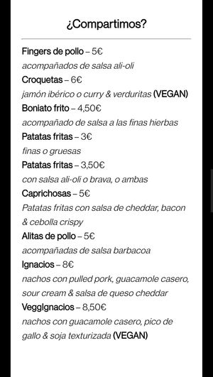 Entrees at Thelma in Pontevedra