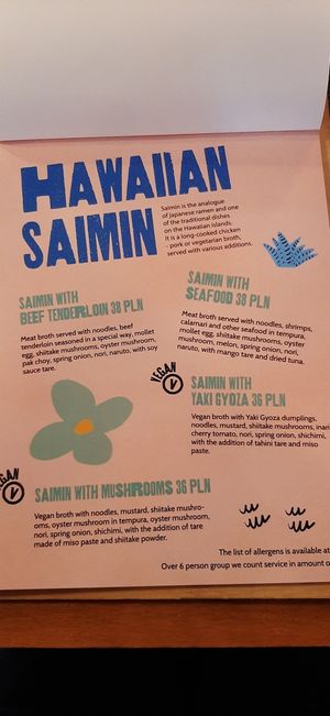 Saimin at Hilo in Krakow