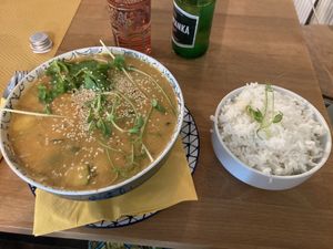 Red curry  at Hilo in Krakow