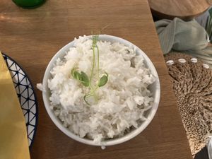 Rice as a side   at Hilo in Krakow