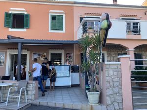 At the plaza. at Slasticarnica "Plavi Jadran" in Preko