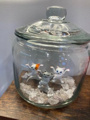 Artwork in the restaurant at YUBU in New York City