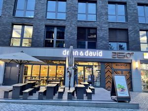 outside at Dean & David - Mercedes Platz in Berlin