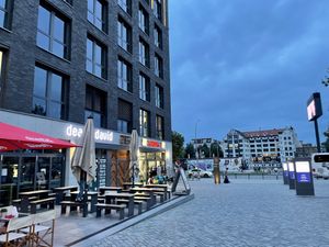 outside at Dean & David - Mercedes Platz in Berlin