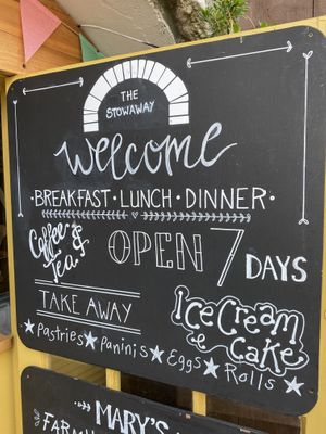 Open 7 days during Summer  at The Stowaway Coffee Co in Tenby