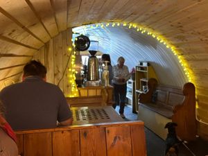 Inside at The Stowaway Coffee Co in Tenby