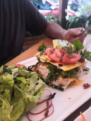 Raw lasagna at Saludpan in Medellin