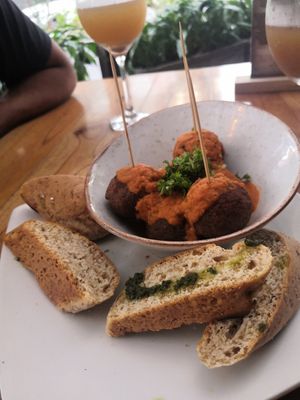 Albóndigas at Saludpan in Medellin