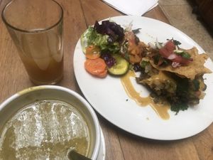 Plate of day   at Saludpan in Medellin