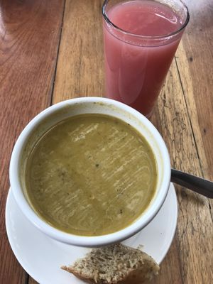 Comes with plate of day  at Saludpan in Medellin