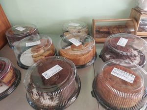 Vegan cakes at Saludpan in Medellin