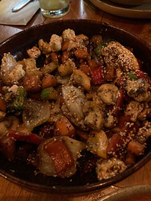 Veggie stir fry. A+ at Saludpan in Medellin