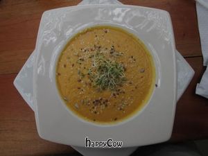 raw soup at Saludpan in Medellin