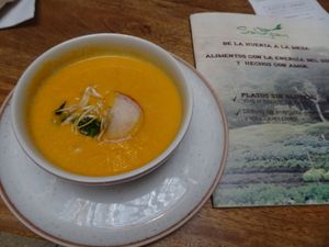 crema del sol at Saludpan in Medellin