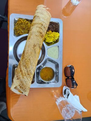 Mysore platter at South Indian Dosa Mahal - Bloor/Landsdowne in Toronto