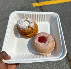 Vegan donuts   at Deviant Donuts in Mystic