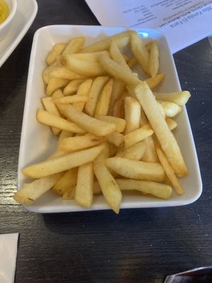 Incredible chips. Even without salt, they were bursting with flavour!  at Proove Pizza in Hertford