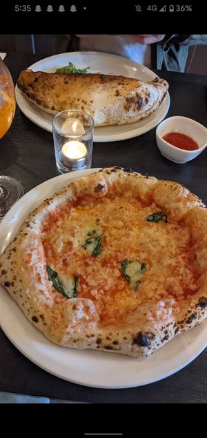 Vegan pizza at Proove Pizza in Hertford