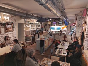 Inside at Vollpension in Vienna