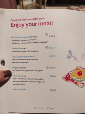 Vegan options at Vollpension in Vienna