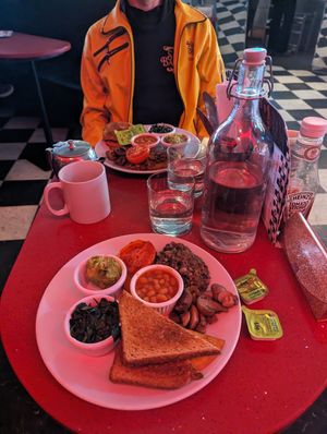 Vegan breakfasts at City Cafe at The City Cafe in Edinburgh