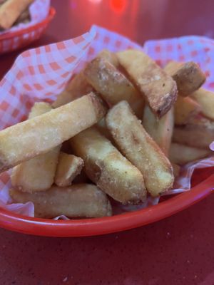 Chunky chips  at The City Cafe in Edinburgh