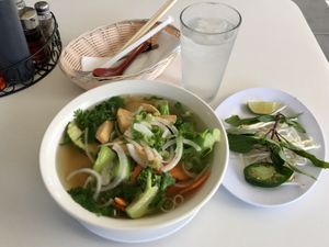 Phở rau cải  at Pho Ka in National City