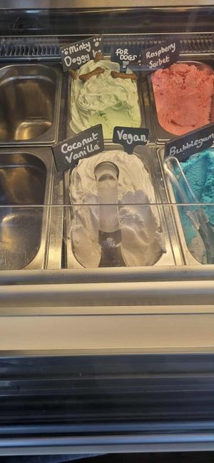 Bland and glue-like 🤢 at Scoops in Caernarfon