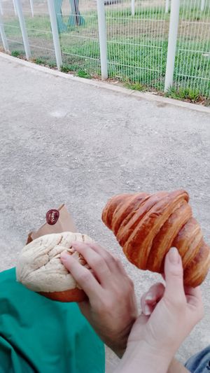 Concha and Criossant at Justo in Merida