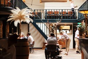 The patio  at Old Fashion Den Haag in The Hague