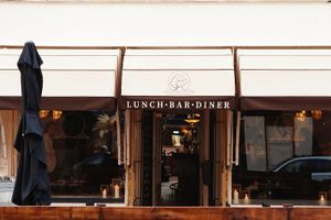 The outside terrace  at Old Fashion Den Haag in The Hague