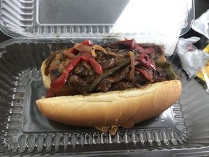 Not your average dog (it’s a carrot!!) at Vined The Vegan Experience in North Charleston