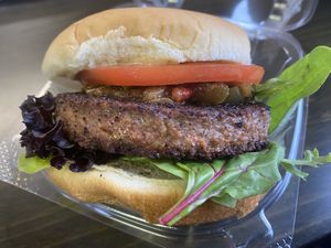 Vined Burger | Beyond patty at Vined The Vegan Experience in North Charleston