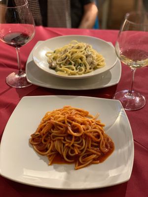 Delicious pasta  at Divinity Cafè Restaurant in Mussomeli