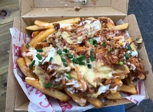 vegan dirty fries at BURGERiFY! in Blackrock