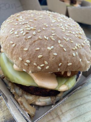 Bean spirit burger  at BURGERiFY! in Blackrock