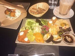 Maybe not the best picture cus of my camera but the flavors !! 🔥 at Soya Comptoir Bio in Paris