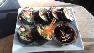Amazing makis at Soya Comptoir Bio in Paris
